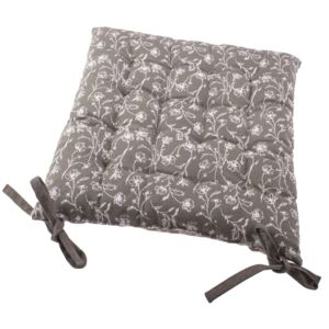 Sedák na židli Zara šedá, 40 x 40 cm