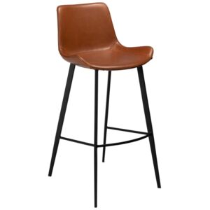 DAN-FORM Světle hnědá koženková barová židle DanForm Hype 75 cm
