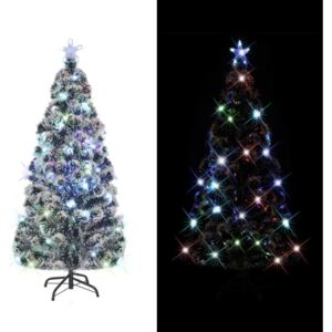 Umělý vánoční stromek se stojanem a LED 150 cm 170 větviček