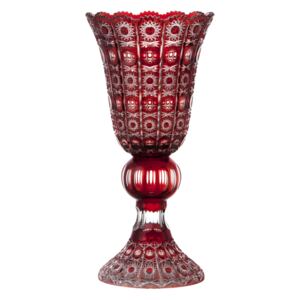 Váza Petra, barva rubín, výška 505 mm