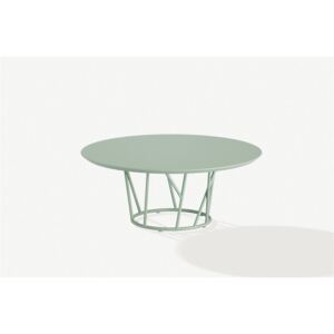 Fast Hliníkový konferenční stolek Wild, Fast, kulatý 110x45 cm, lakovaný hliník barva zelená (green tea)