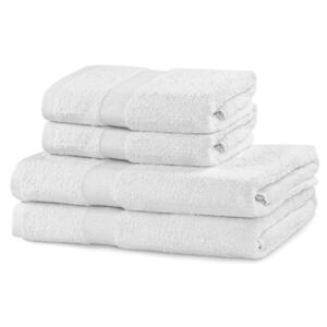 Set bílých ručníků DecoKing Niki