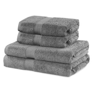 Set šedých ručníků DecoKing Niki