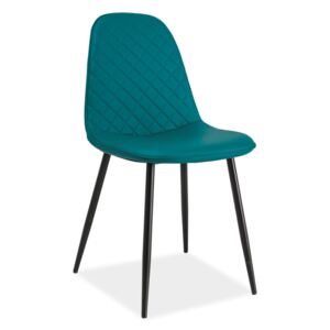 Jídelní židle - TEO C, různé barvy na výběr Čalounění: mořská (ekokůže)