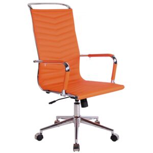 BHM Germany Kancelářská židle Batley, oranžová