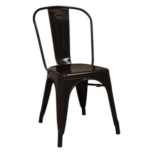 Židle RELIX kov černý /lesk