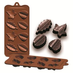 Formičky na čokoládu listy 10,5x21cm - Ibili