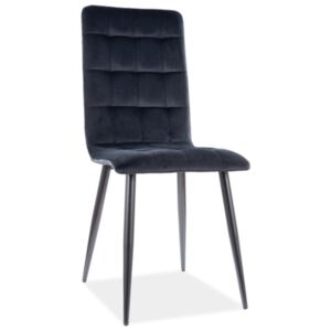SIG Jídelní židle OTTO velvet černá