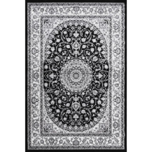 Vopi | Kusový koberec Silkway X084B black - 280 x 380 cm