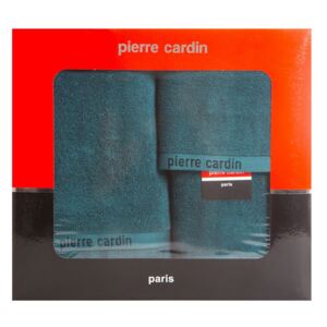 Dárková sada ručníků Pierre Cardin 30x50cm, 50x90cm, 70x140cm Tyrkysová 3 ks