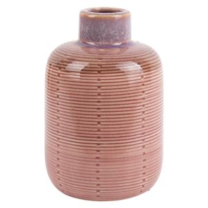Keramická váza Bottle S Present Time (Barva-růžová)