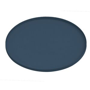 Kulatý podnos 39,5 cm Present Time (Barva- tmavě modrá)