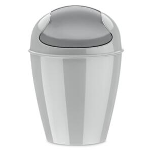 DEL XXS stolní odpadkový koš s poklopem0,9l KOZIOL (barva-světle šedá)