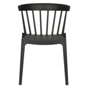 DEEEKHOORN Zahradní židle BLISS WOOOD,plast černý