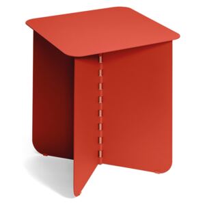 Červený ocelový odkládací stolek Puik Hinge M