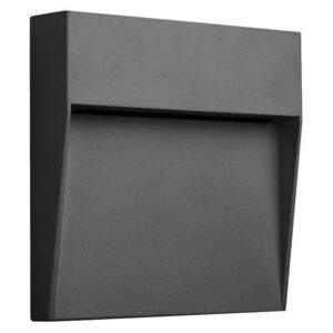 Mantra Gris, šedé svítidlo pro orientační osvětlení exteriéru, 6W LED 3000K, 16x16cm, IP54