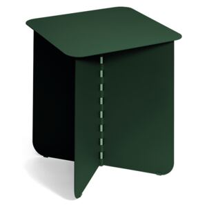 Tmavě zelený ocelový odkládací stolek Puik Hinge M