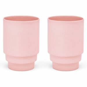 Růžový keramický set šálků Puik Monday Mug