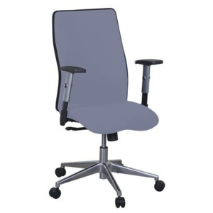 Kancelářská židle Penelope Tex, černá/šedá