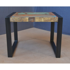 Konferenční stolek Retro 60x45x60 z recyklovaného mangového dřeva, Old spice