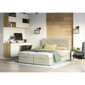 Čalouněná manželská postel s úložným prostorem KRONOS IV