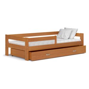 Dětská postel se šuplíkem HUGO V - 190x80 cm - olše