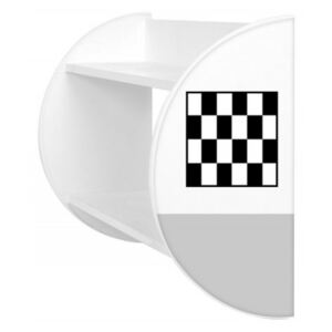 Svět mimi Dětská polička s obrázkem racing 84 x 56 x 28 cm