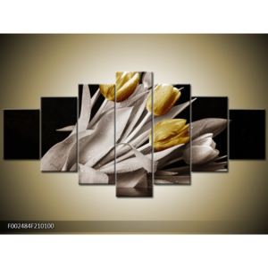 Obraz zlatých květů tulipánů (F002484F210100)
