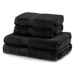 Set černých ručníků DecoKing Niki