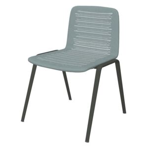 Fast Hliníková jídelní židle Zebra Knit, Fast, 57x56x79 cm, lakovaný hliník barva dle vzorníku, výplet pletený barva hnědá (land)