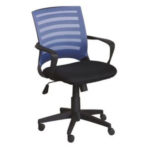 Kancelářská židle Ella, modrá/černá