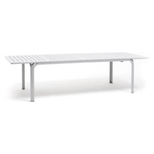 Nardi Plastový rozkládací stůl ALLORO Rozměr: 210x100x73 cm + 70 cm, Odstín: Bianco