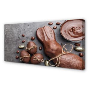 Obrazy na plátně Čokoládová tyčinka králík 140x70cm