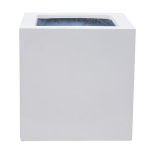 Fiberstone Square Glossy White 30x30x30cm