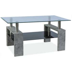 Konferenční stolek LISA III - šedý kámen