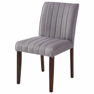 Jídelní čalouněná židle v šedé barvě KN417
