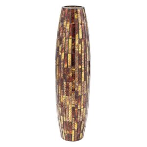 Sada 2 ks − Váza Mosaico 59 cm hnědá, Vemzu