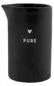Konvička PURE, matná černá, 100 ml Bastion Collections LI-JUG-XS-004-MB