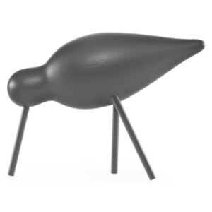 Normann Copenhagen Dřevěný ptáček Shorebird, střední, černý