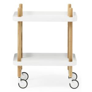 Normann Copenhagen servírovací stolek Block Table, bílý