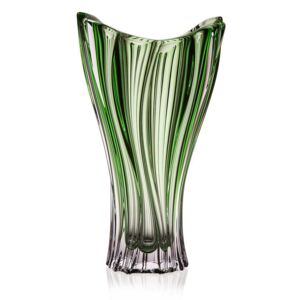 Bohemia Crystal Váza Plantica 8KG970/72T62/320mm - zelená