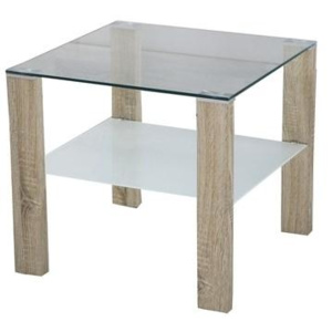 Halmar Konferenční stůl Simple H - čtverec bílá