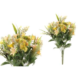 Autronic Puget květin, barva žlutá. Květina umělá plastová KU4168-YE