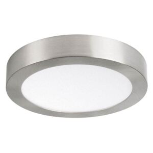 Přisazené LED stropní osvětlení DONO, 18W, denní bílá, 21,5cm, kulaté, stříbrné