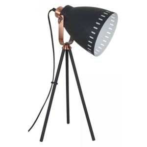 Stolní lampa Torino na trojnožce černá