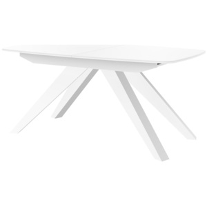 Hubertus Rozkládací jídelní stůl MAKANI Barva nábytku: Bílý lesk