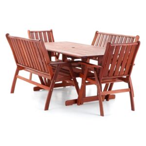 V-garden Stolová sestava Meranti Combi Victoria SET 6 +