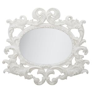 Bílé nástěnné zrcadlo Mauro Ferretti Sirk 110x100 cm