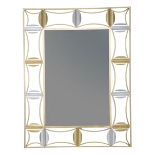 Zlaté nástěnné zrcadlo Mauro Ferretti Nebio 86x3x112 cm