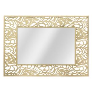 Zlaté nástěnné zrcadlo Mauro Ferretti Carvo 76,5x2x106,5 cm